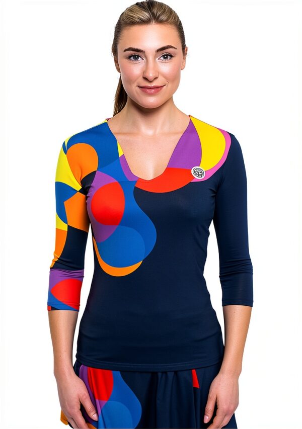 Damen Tennis Longsleeve BIDI BADU recyceltes Polyester