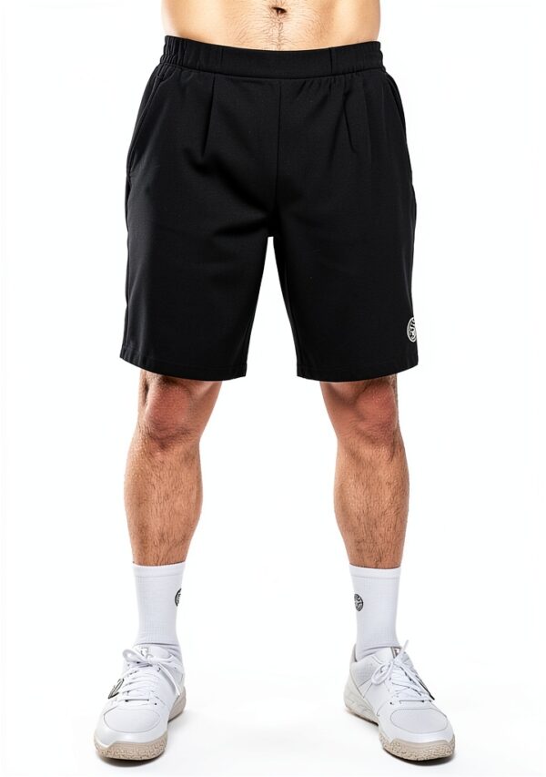 BIDI BADU Herren Tennis Shorts Schwarz Synthetik Material