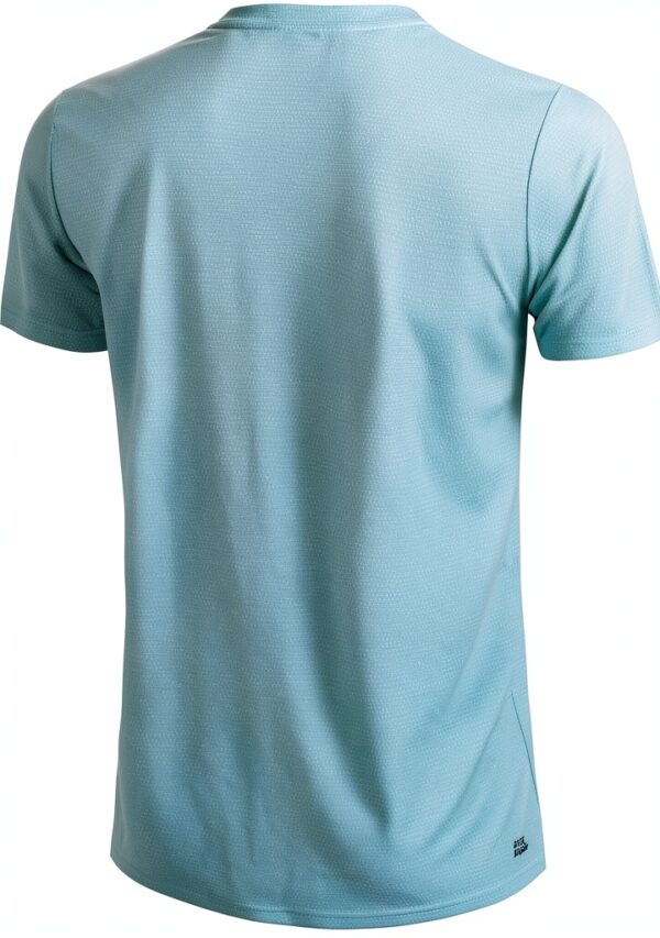 Herren Tennis T-Shirt BIDI BADU Synthetik Aqua White-1