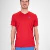 Herren Tennis T-Shirt BIDI BADU Synthetik Rot Blau-0