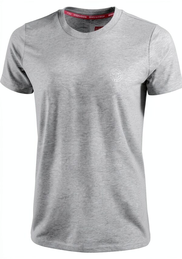 BIDI BADU Damen T-Shirt Grau Baumwolle Tennis