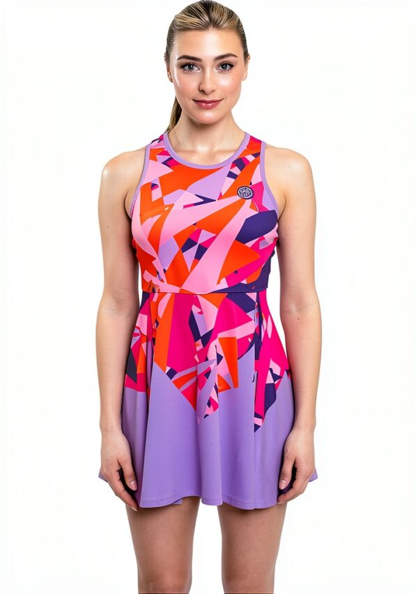 BIDI Badu Spike Dress Damen Kleid Pink Lila Tennis