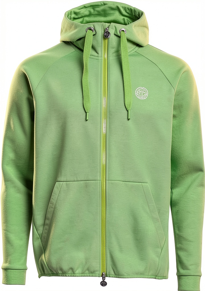 BIDI BADU Herren Jamol Tech Jacket in Neongrün von vorne
