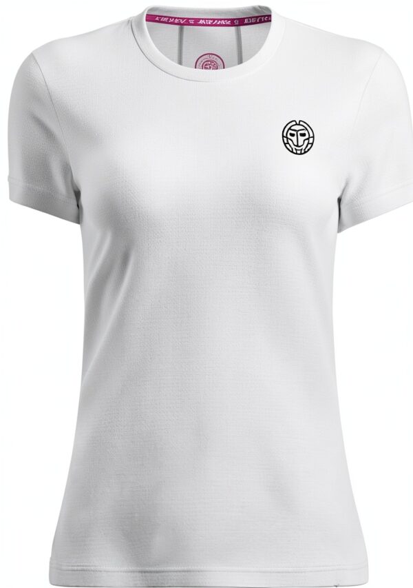 BIDI BADU Mädchen T-Shirt Weiß Tennis Polyester Elasthan