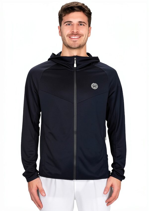 BIDI BADU Herren Hood Jacket Dunkelblau Polyester Activewear