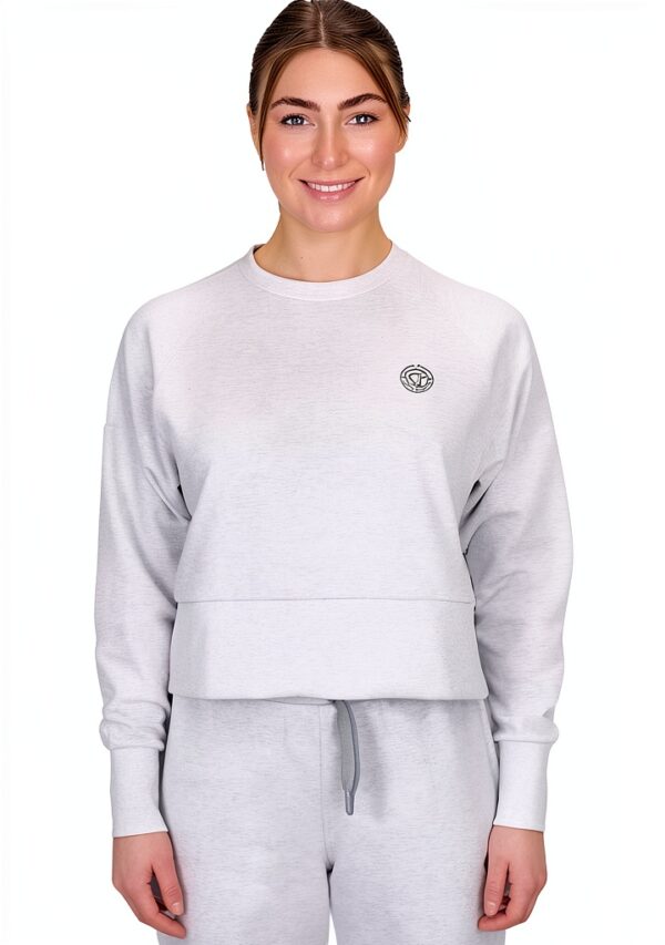 BIDI BADU Damen Chill Crew Tennis Kleid Weiß Elastisch