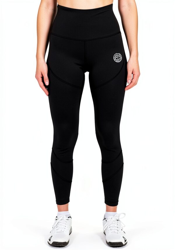 BIDI BADU Damen Crew Tight Schwarz Elastisch Tennis