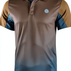 Herren Tennis Polo BIDI BADU Synthetik Light Brown-0