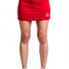 Damen Tennisrock Rot BIDI BADU Synthetik elastischer Bund-0