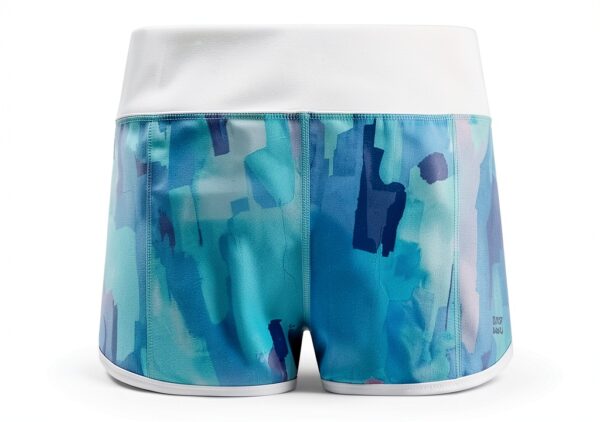 Damen Tennis Shorts BIDI BADU XL White Aqua Polyester-2