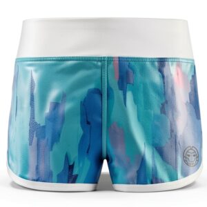 Damen Tennis Shorts BIDI BADU XL White Aqua Polyester-0
