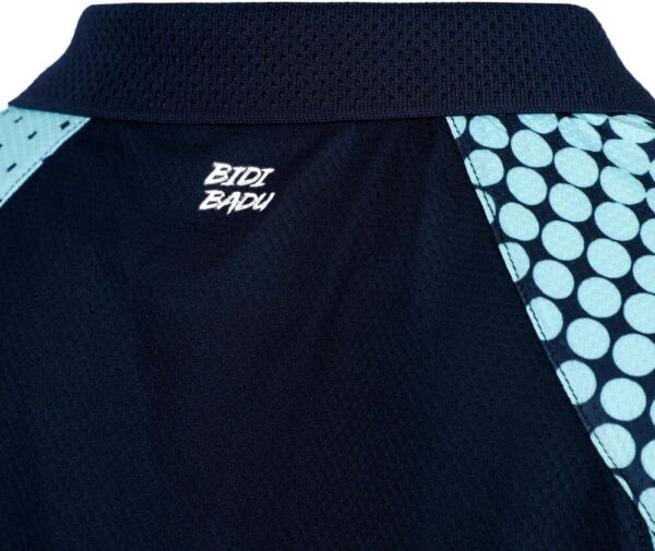 Herren Tennis Polo BIDI BADU Synthetik Aqua Dark Blue-3