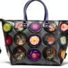 Campomaggi Caterina Lucchi Damen Schultertasche L 593 Sukkulenten-1