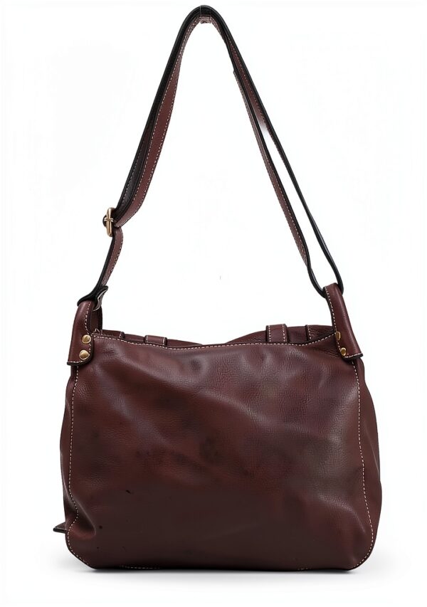 Damen-Leder-Tasche von Pavo, italienisch, Reißverschluss,-2