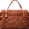 Leder Handtasche Damen B065-0084 Italienisches Design Reißverschluss-2