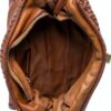 Leder Handtasche Damen B065-0084 Italienisches Design Reißverschluss-3