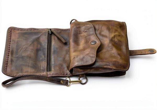 Leder Handtasche Damen Modell B045-0088 aus Italien-4