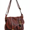 Leder Handtasche B065-0126 Damen – Echtleder & Baumwollfutter-1