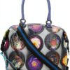 Campomaggi Caterina Lucchi Damen Schultertasche L 593 Sukkulenten-2