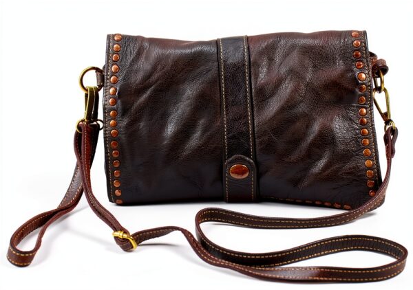 Leder Handtasche Damen Modell B045-0088 aus Italien-0