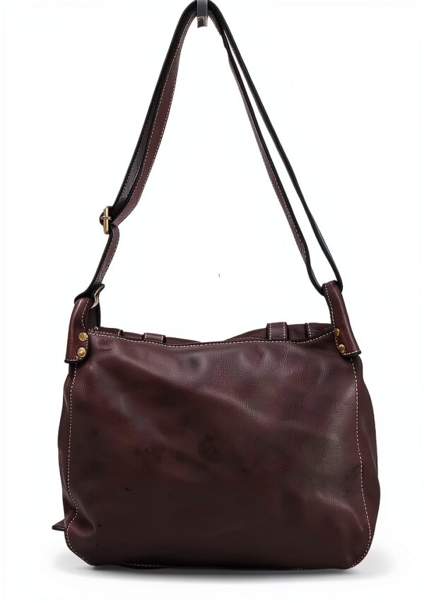 Leder Handtasche B065-0126 Damen – Echtleder & Baumwollfutter-2