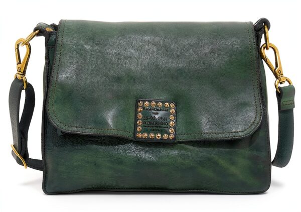 Campomaggi Damen Handtasche aus Italien 25x9x18 cm leichtes Design-0