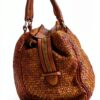 Leder Handtasche Fashionista Damen B075-0069 Reißverschluss-1