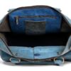 Ledertasche Antonio Valeria AVL150BLU8005 Schultertasche Crazy Horse-2