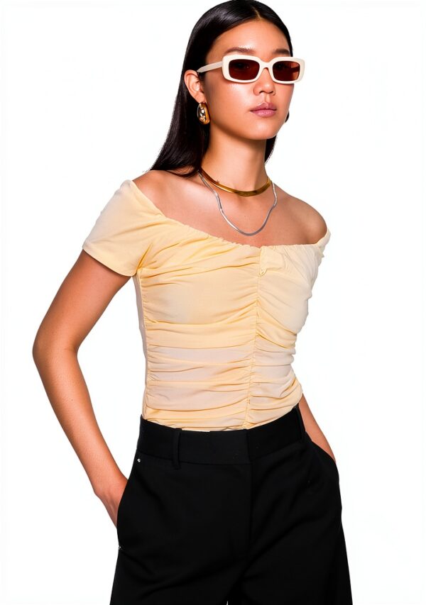 Rebecca Minkoff Damen Devin Off Shoulder Top Schulterfrei (1er Pack)-0
