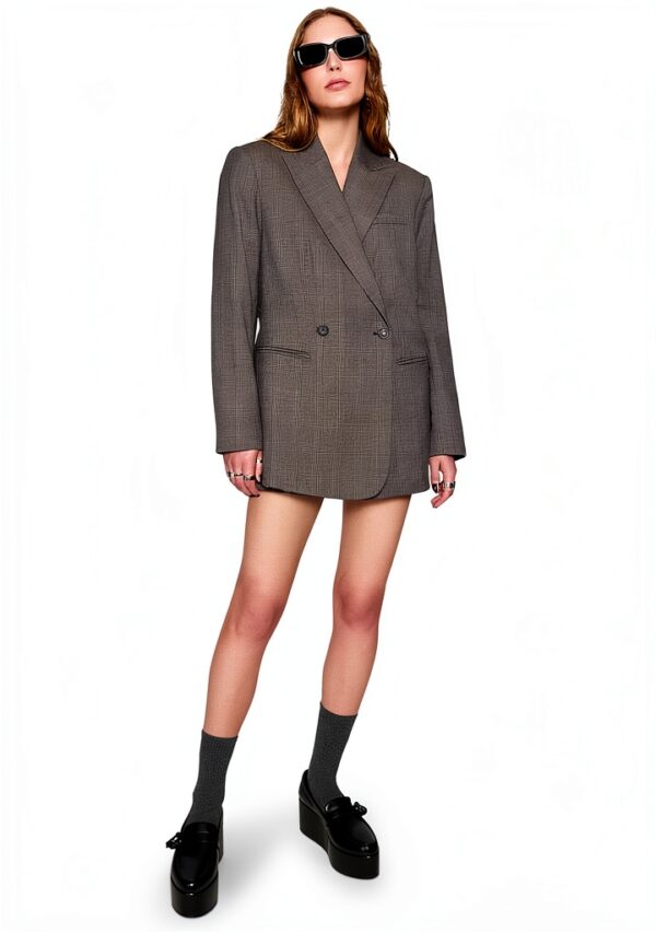 Rebecca Minkoff Damen Addison Oversized Blazer in Kastanie Größe 32-42-0