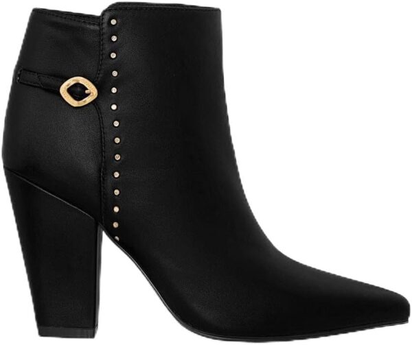 Darren Bootie Damen Stiefel aus Nappaleder Schwarz 7,6 cm Absatz-0