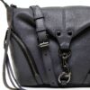 Rebecca Minkoff Kleine Julian-Umhängetasche, Schwarz/Palladium-Silber-Hardware-3