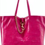 Rebecca Minkoff Tote Bag aus Leder – Cosmic Silver, Shopper für Damen-0