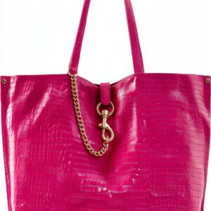 Rebecca Minkoff Tote Bag aus Leder – Cosmic Silver, Shopper für Damen-0
