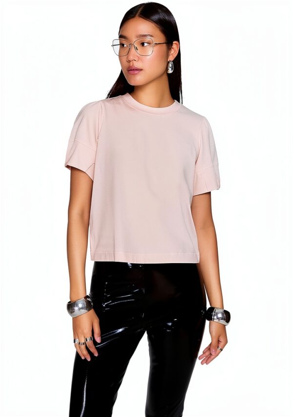 Rebecca Minkoff Damen Val Puffed Sleeve T Shirt (1er Pack)-0