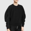 Rebecca Minkoff Damen Joan Sweatshirt Grün XXL 100% Baumwolle-1