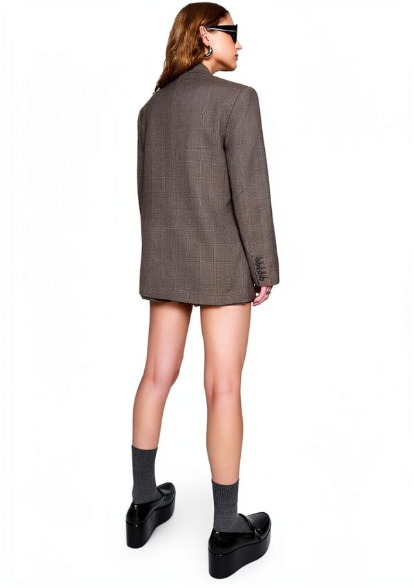 Rebecca Minkoff Damen Addison Oversized Blazer in Kastanie Größe 32-42-3