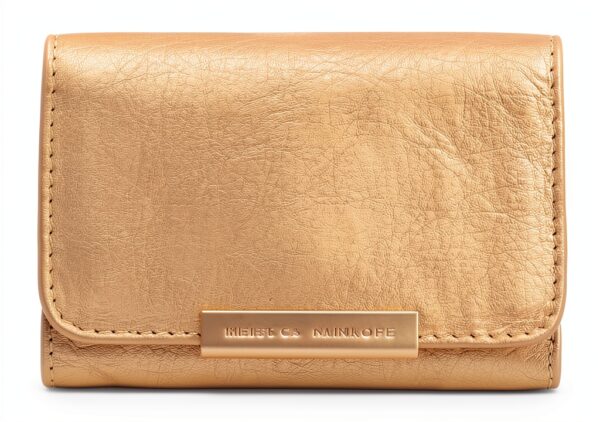 Rebecca Minkoff Kompakte Brieftasche, Gold-0