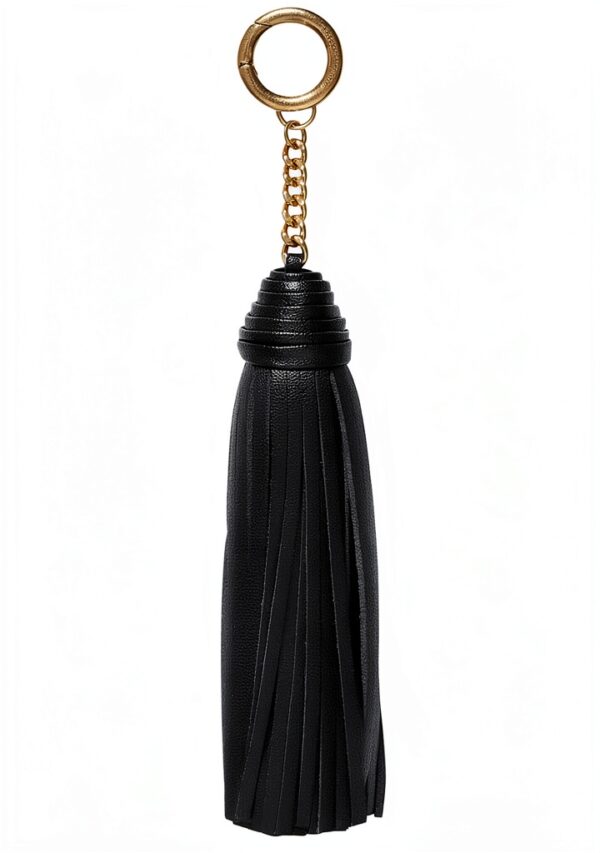 Rebecca Minkoff Quasten-Charm, schwarz-1
