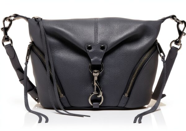 Rebecca Minkoff Kleine Julian-Umhängetasche, Schwarz/Palladium-Silber-Hardware-0
