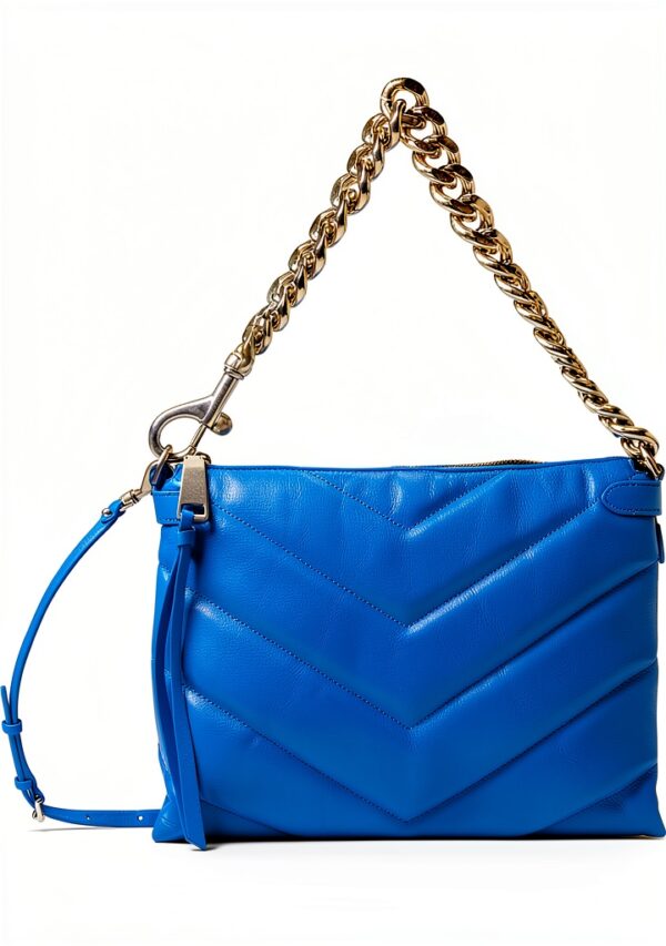 Rebecca Minkoff Damen Edie Maxi Crossbody Umhängetasche Cyan-0