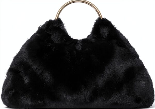 Rebecca Minkoff Madeleine Mini Geldbörse Damen Schwarz mit Holz-0