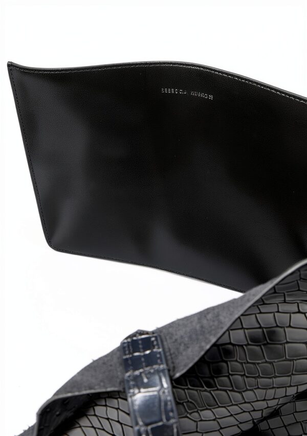 Rebecca Minkoff Megan Soft Large Tote Schwarz/Schwarz Shellac-2