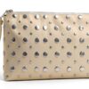 Rebecca Minkoff AYLA Clutch mit Nieten Caramello Farbe-0