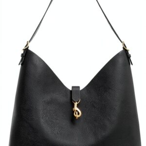 Rebecca Minkoff Megan Hobo Bag, Women's Leather Shoulder Handbag With Magnetic Snap Closure And Back Zip Pocket Hobo Bag-0