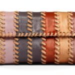 Rebecca Minkoff Patchwork Clutch Gold Silber Platino Rechteckig-0