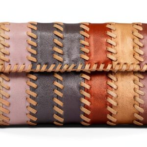 Rebecca Minkoff Patchwork Clutch Gold Silber Platino Rechteckig-0
