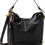 Rebecca Minkoff Hobo Bag Schultertasche Schwarz verstellbarer Gurt-0