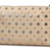 Rebecca Minkoff AYLA Clutch mit Nieten Caramello Farbe-1