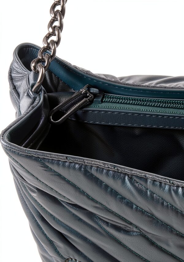 Rebecca Minkoff Edie Umhängetasche mit Klappe, Deep Jade,-4